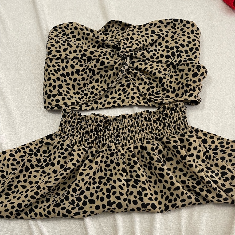 leopard print set